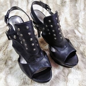 Marc Fisher High Heel Gladiator Sandals, sz 8.5M